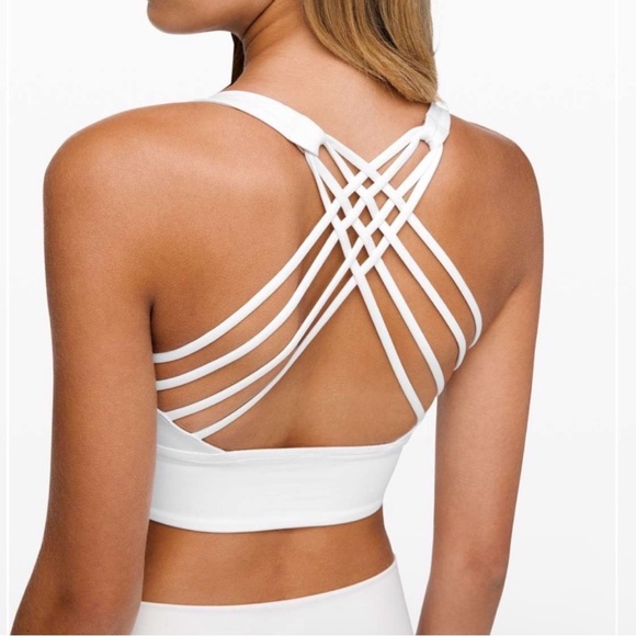 Lululemon Free to Be Wild Long Line Bra Gray | Size 6 - Picture 5 of 12